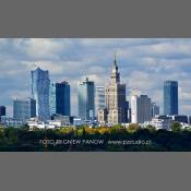 Warszawa, panorama z kopca PW 