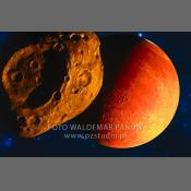 Mars i jego satelita Phobos