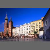 Kraków Rynek i Kościół Mariacki