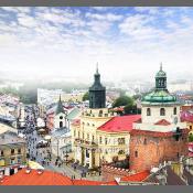 Lublin, panorama z Wieży Trynitarskiej